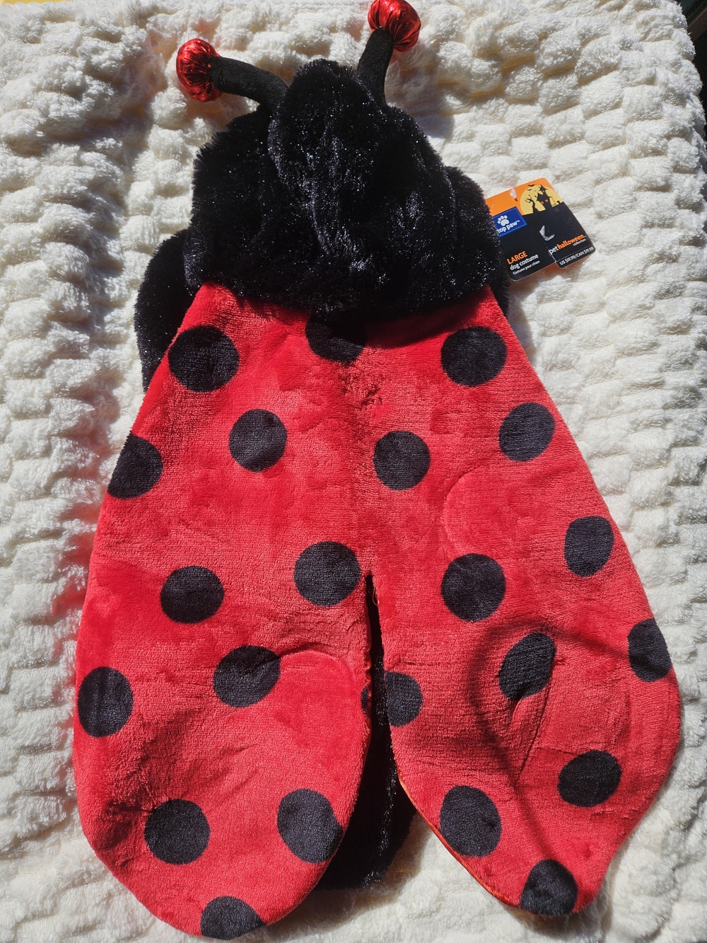 Top Paw Ladybug Dog Halloween Costume – Large – New with Tags